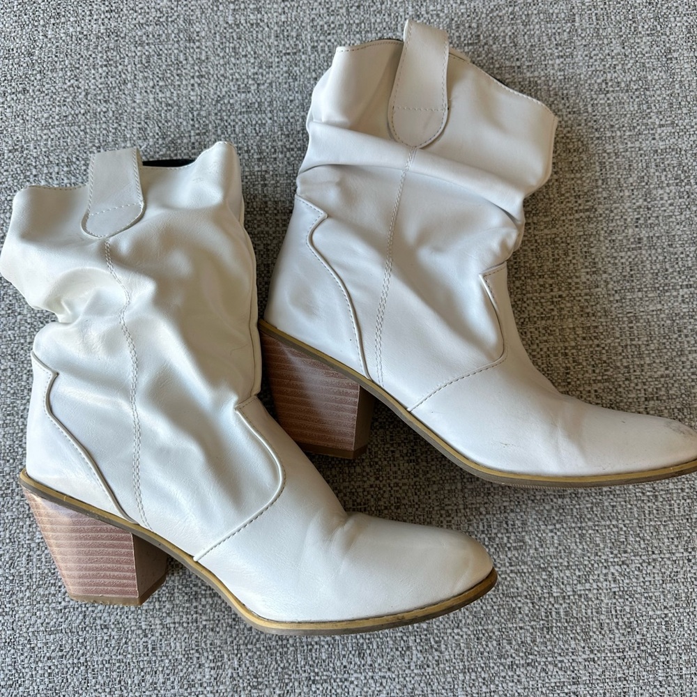 White boots